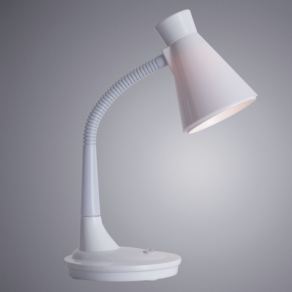 

Лампа настольная ARTE LAMP DESK (A2007LT-1WH) E27 15 Вт 220 В IP20, Белый
