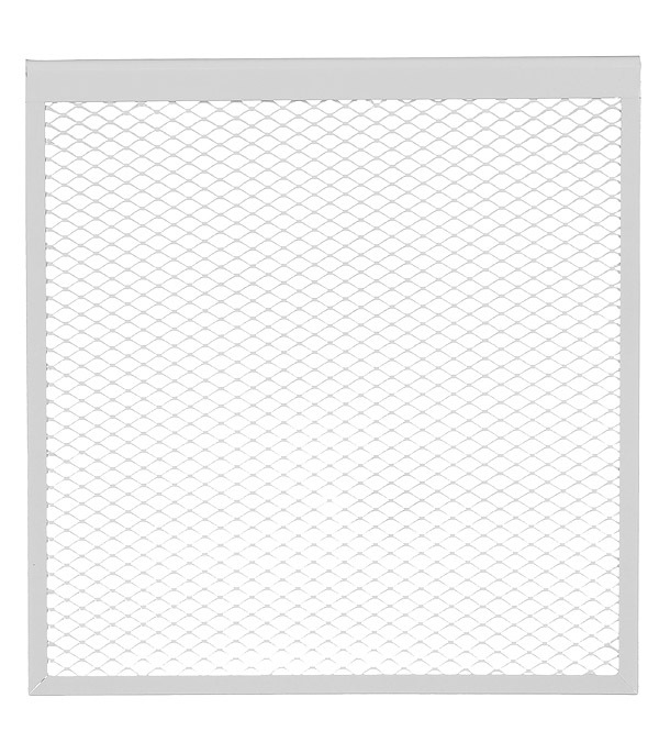 фото Экран декоративный металлический evecs дмэр 610х590 мм белый 6-ти секционный