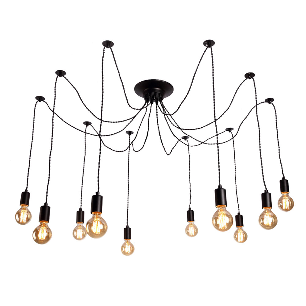 

Люстра подвесная ARTE LAMP FUORI (A9184SP-10BK) E27 60 Вт 220 В IP20