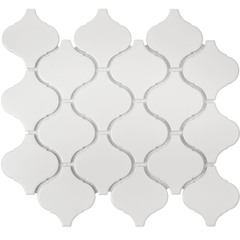 Мозаика Starmosaic Latern белая керамическая 280х246х6 мм матовая