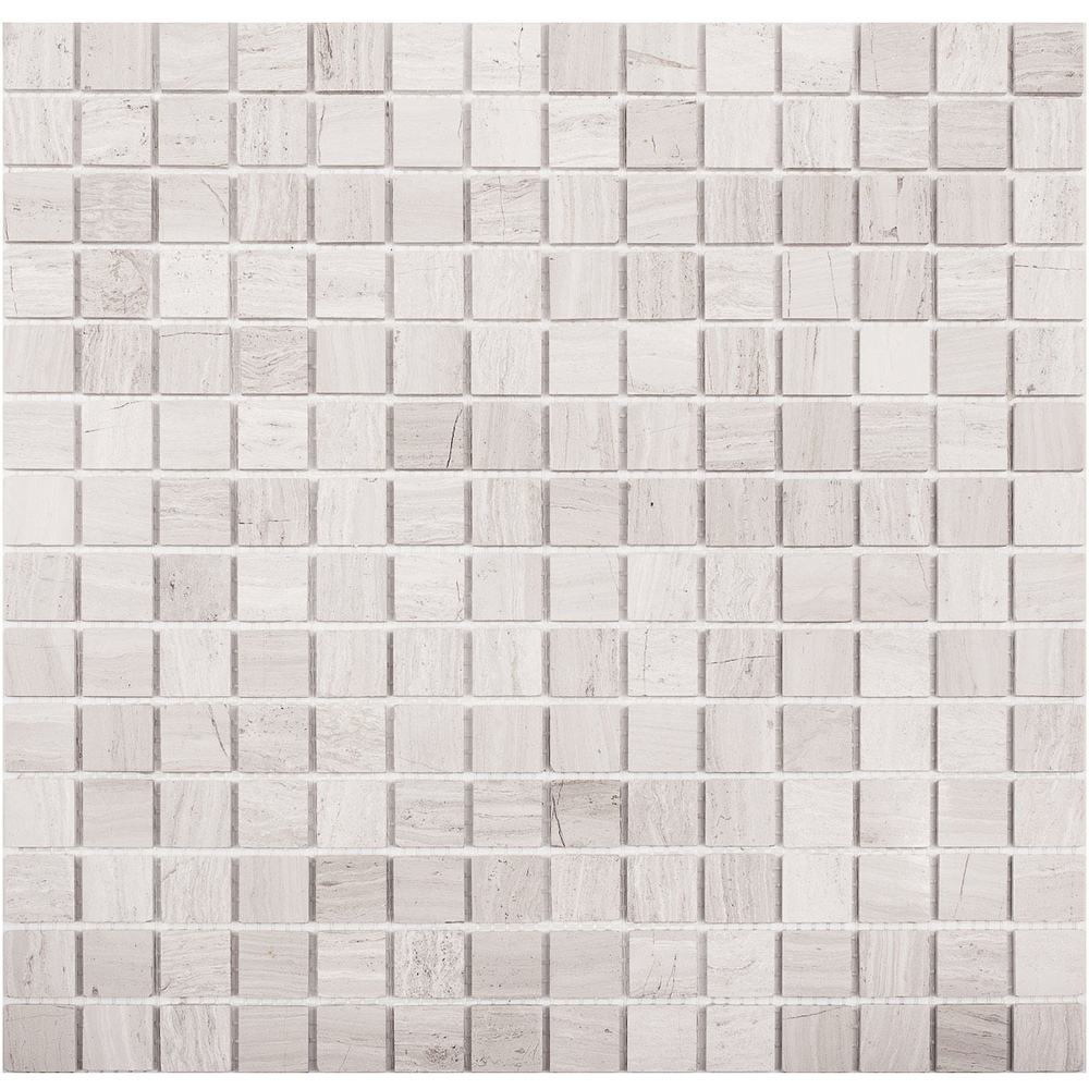 фото Мозаика starmosaic grey polished серый мрамор из натурального камня 305х305х4 мм полированная