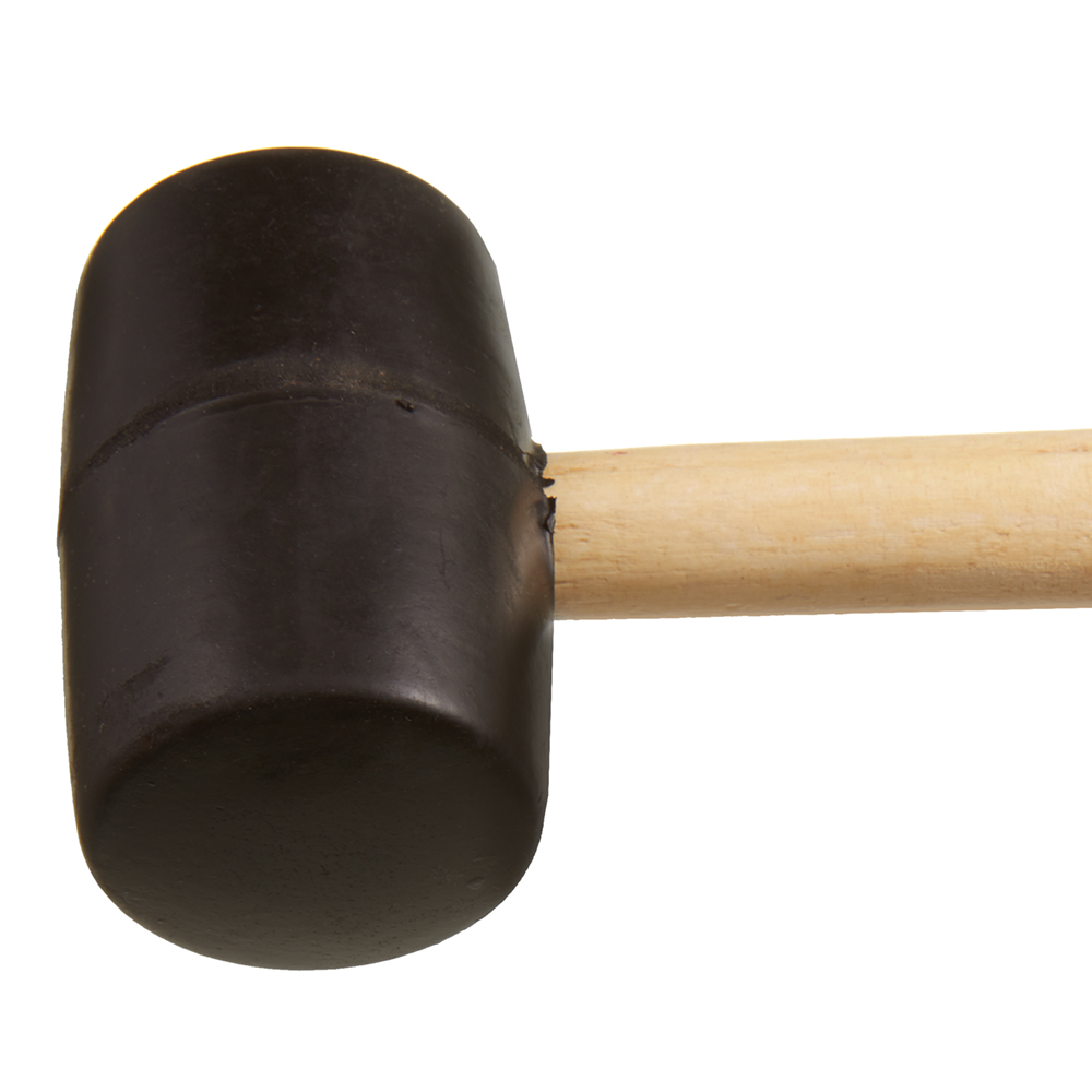 фото Киянка резиновая hesler 400 г деревянная ручка