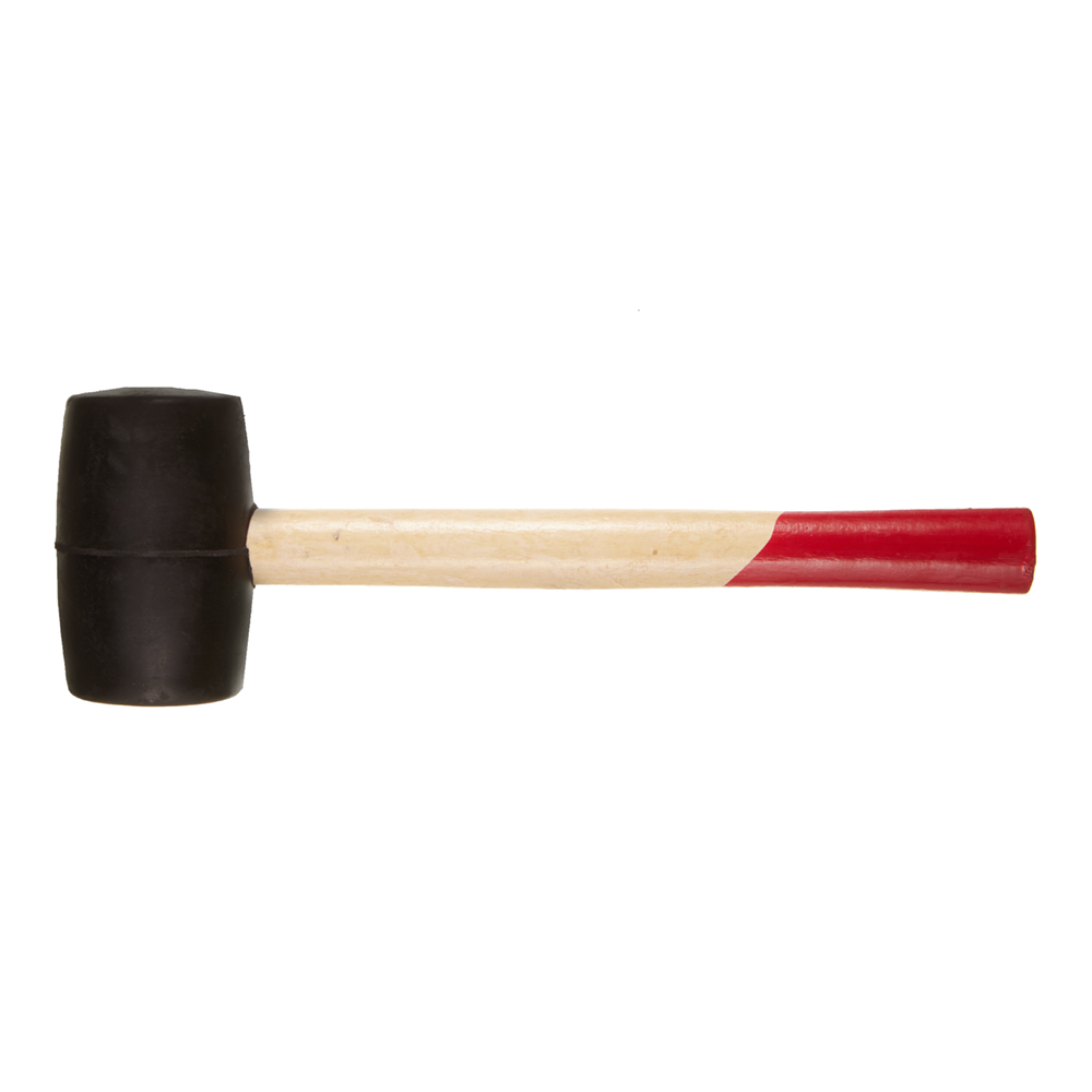 киянка резиновая деревянная ручка 600 г политех Киянка резиновая Hesler 600 г деревянная ручка