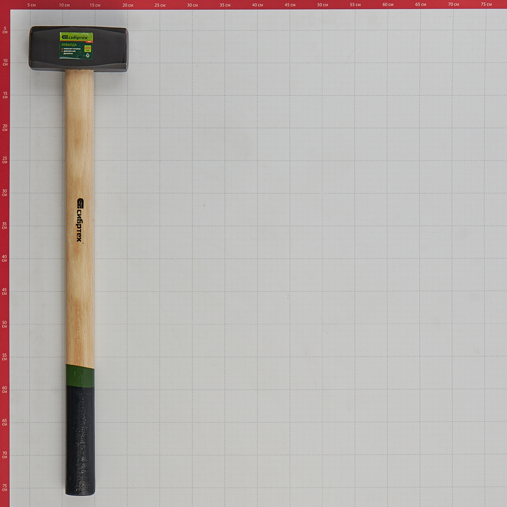 фото Кувалда кованая сибртех 4 кг деревянная ручка