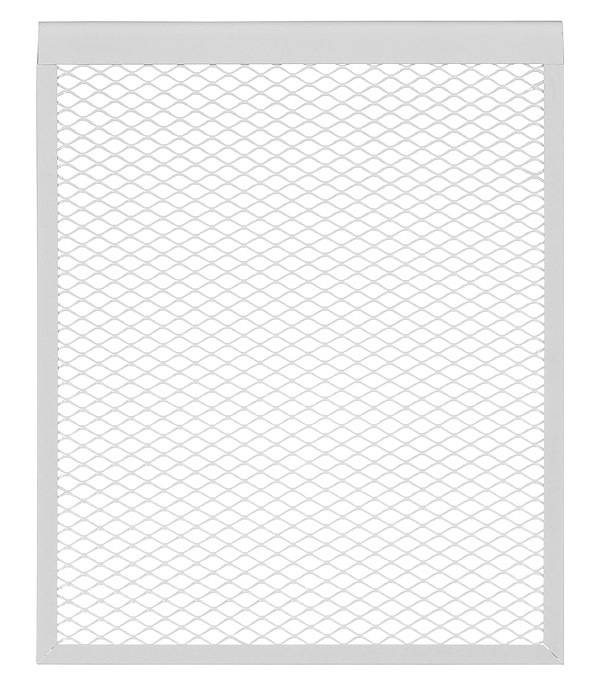 фото Экран декоративный металлический evecs дмэр 610х490 мм белый 5-ти секционный