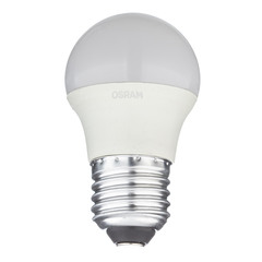 Лампа светодиодная Osram 6,5 Вт E27 шар G45 550 Лм 4000К естественный свет 220-230 В матовая
