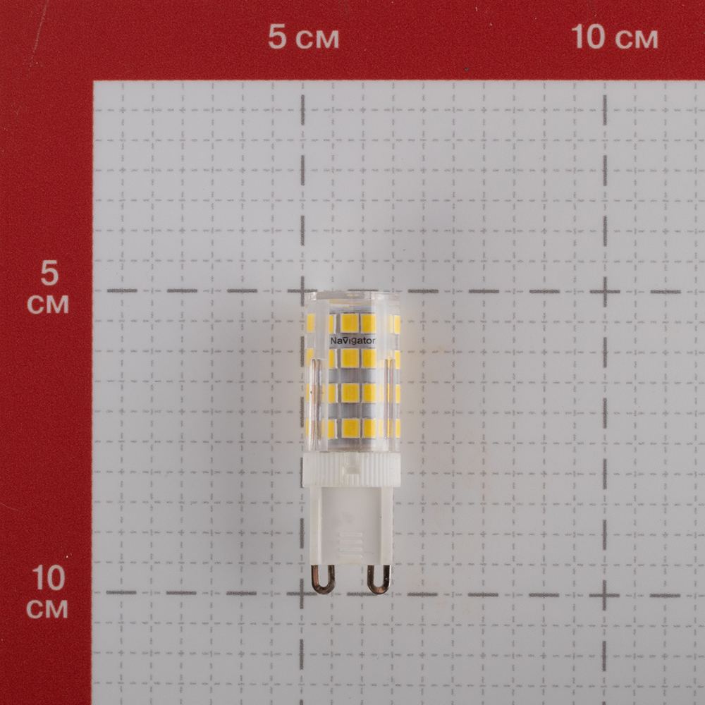 фото Лампа светодиодная navigator 5 вт g9 капсула 4000к естественный белый свет 220 в