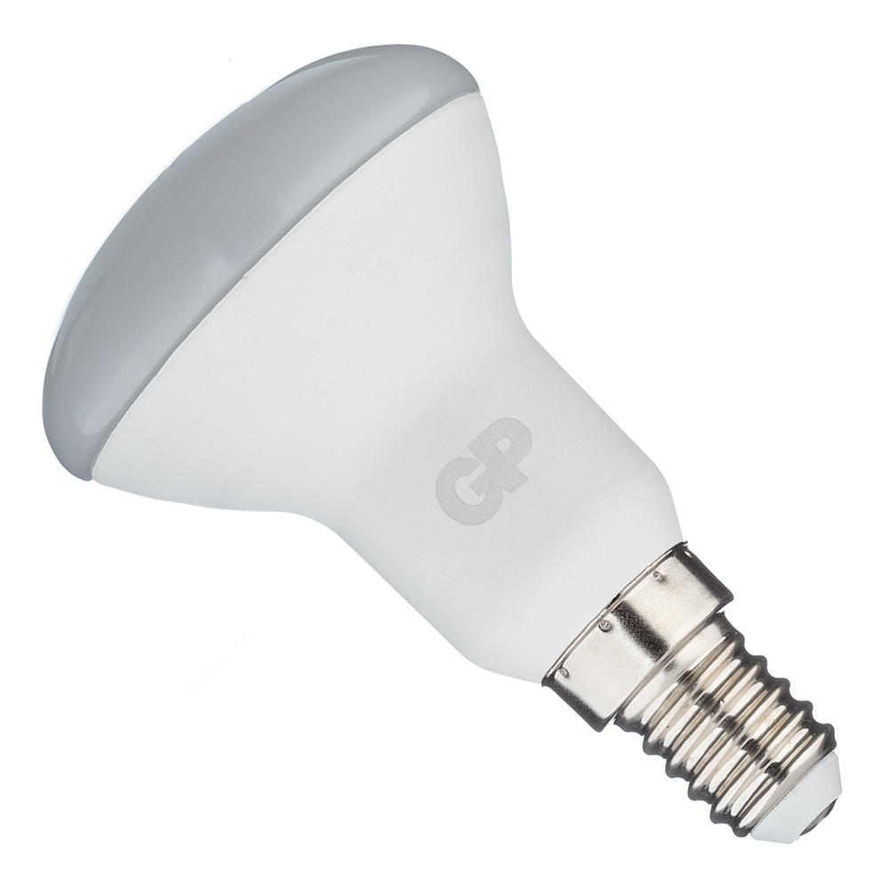 Лампа светодиодная GP 5 Вт E14 рефлектор R50 2700К теплый белый свет 220 В матовая