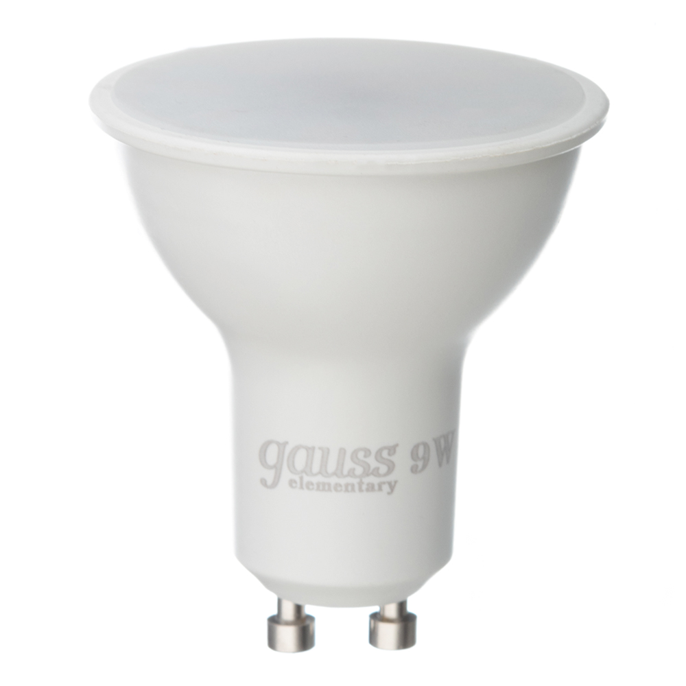 Лампа светодиодная Gauss GU10 4100К 9 Вт 660 Лм 180-240 В рефлектор MR16 матовая лампа светодиодная gauss 9 вт gu10 рефлектор mr16 4100 к дневной свет 180 240 в