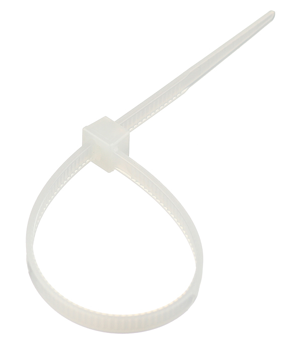 Стяжка кабельная Европартнер 150х3,5 мм нейлонoвая белая (100 шт.) стяжка кабельная европартнер 370х4 8 мм нейлонoвая белая 100 шт