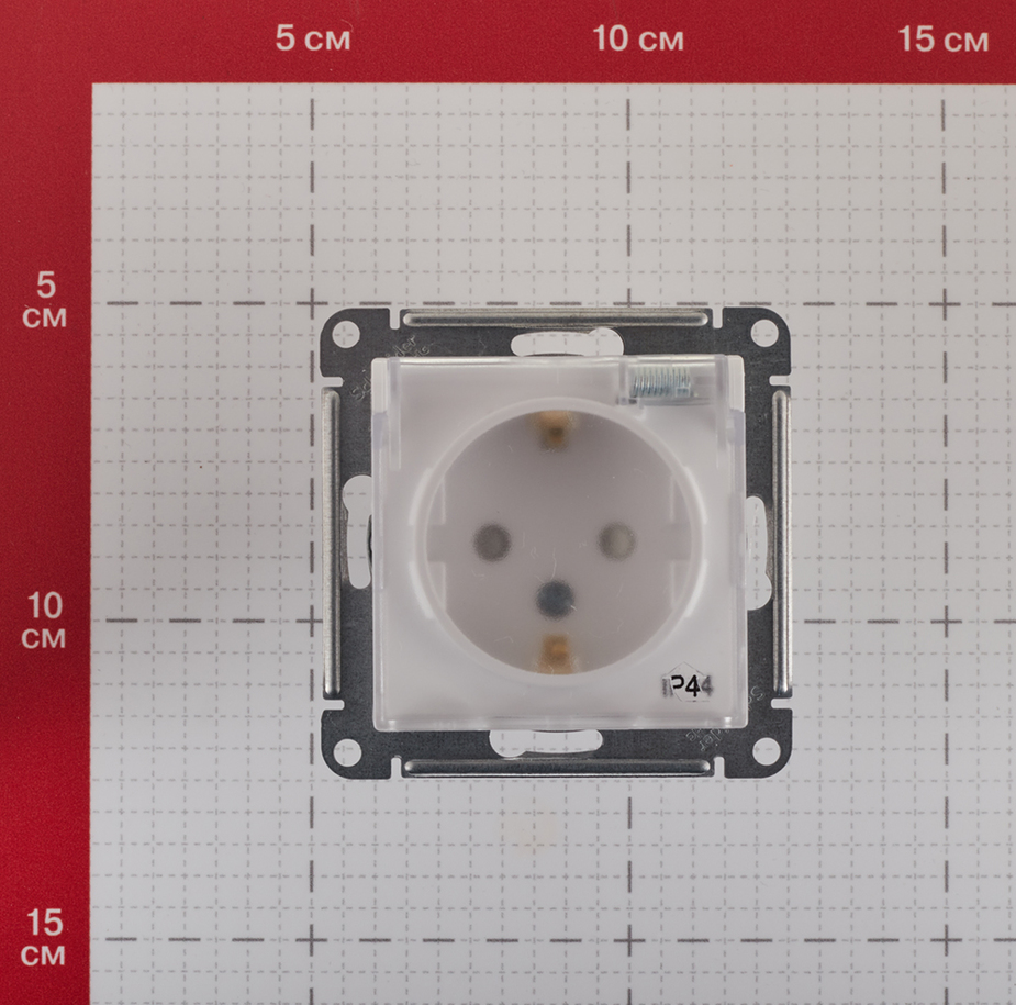 Розетка скрытой установки schneider electric серия atlas design цвет белый