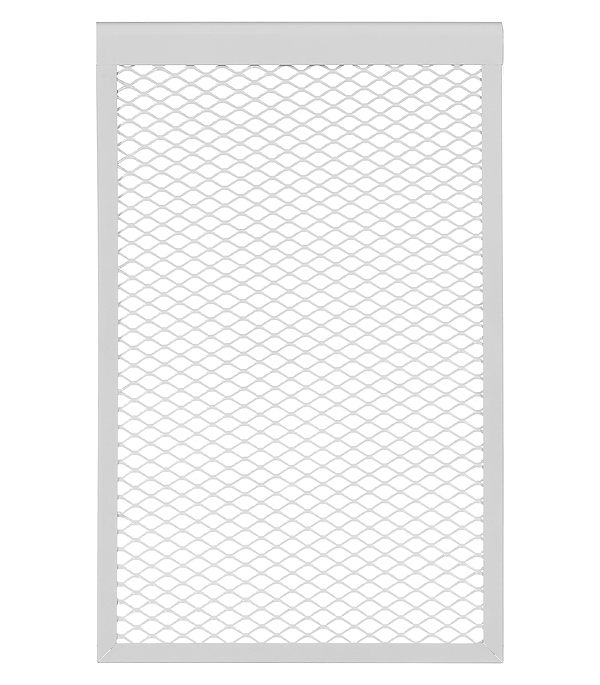 фото Экран декоративный металлический evecs дмэр 610х390 мм белый 4-х секционный