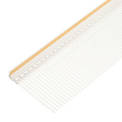 Профиль примыкания оконный самоклеящийся с сеткой 6 мм 2.4 м пластиковый