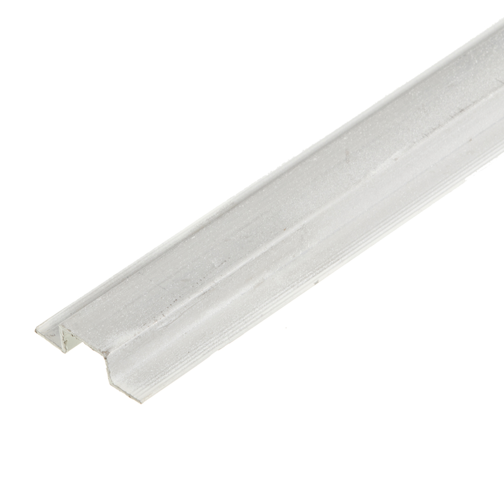 фото Омега-профиль алюминиевый 3м 1 мм белый ral 9010