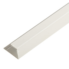 L-профиль алюминиевый 3 м 1 мм белый RAL 9010