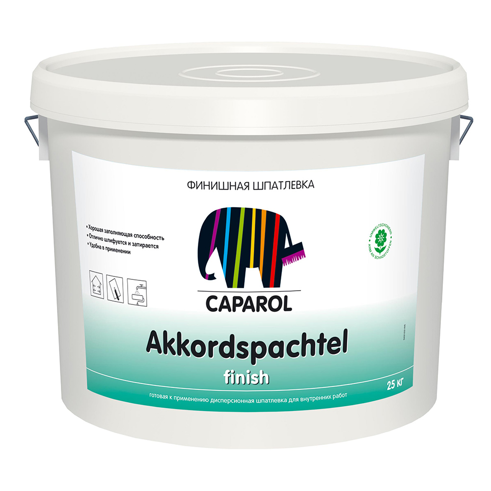 фото Шпатлевка финишная caparol akkordspachtel 25 кг