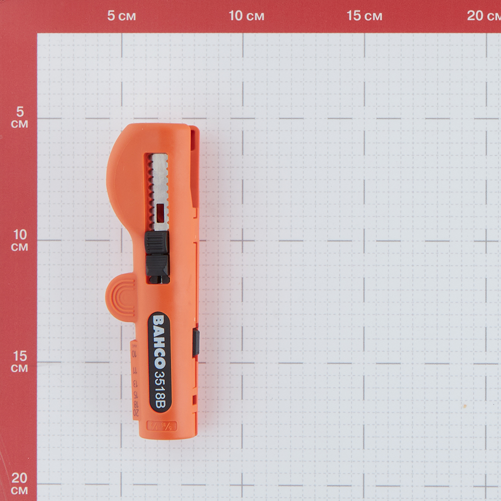 фото Нож сечение 0,5-6 кв.мм bahco (3518 b) для удаления изоляции