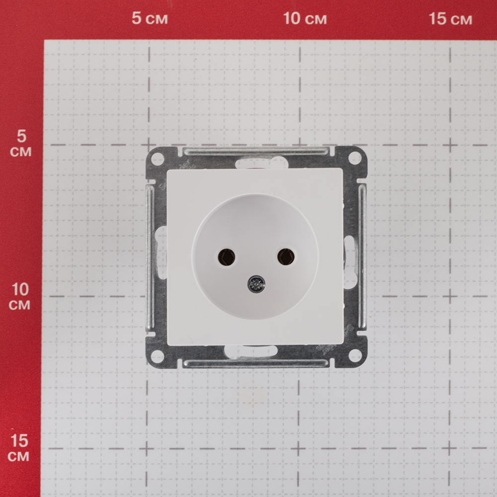 фото Розетка schneider electric atlas design atn000141 скрытая установка белая без заземления