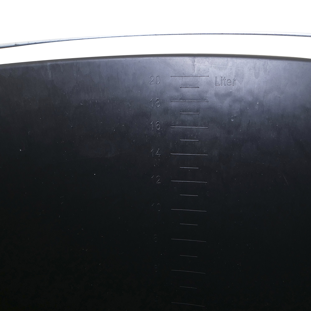 фото Ведро строительное пластиковое круглое ударопрочное и морозостойкое 20 л рв пласт