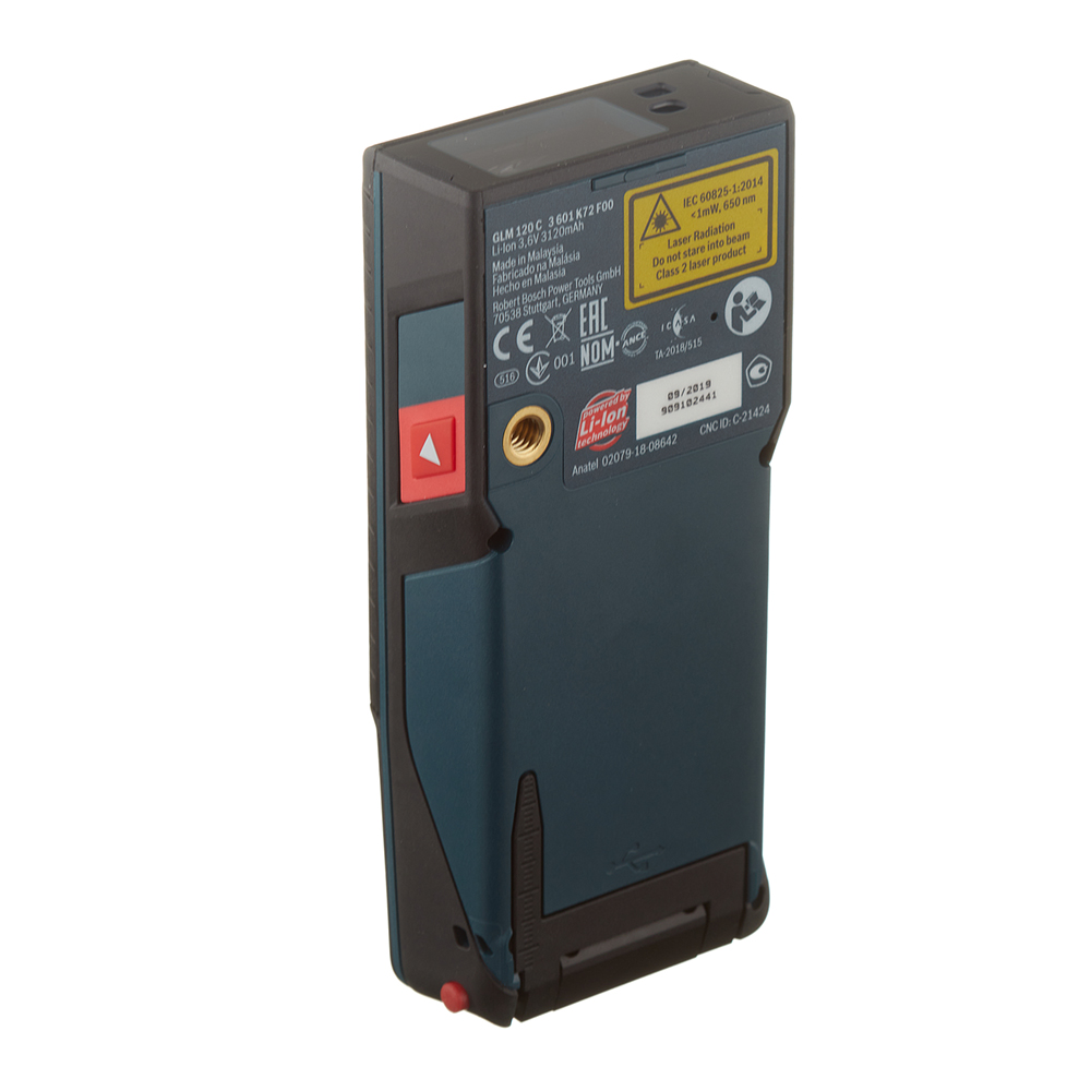 фото Дальномер лазерный bosch glm 120 c professional (0601072f00) 120 м