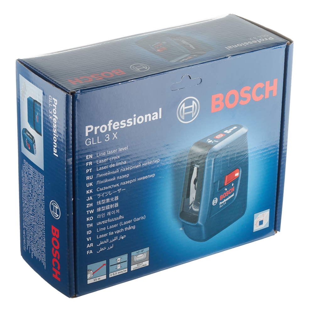 фото Нивелир лазерный bosch gll 3x (0601063cj0)