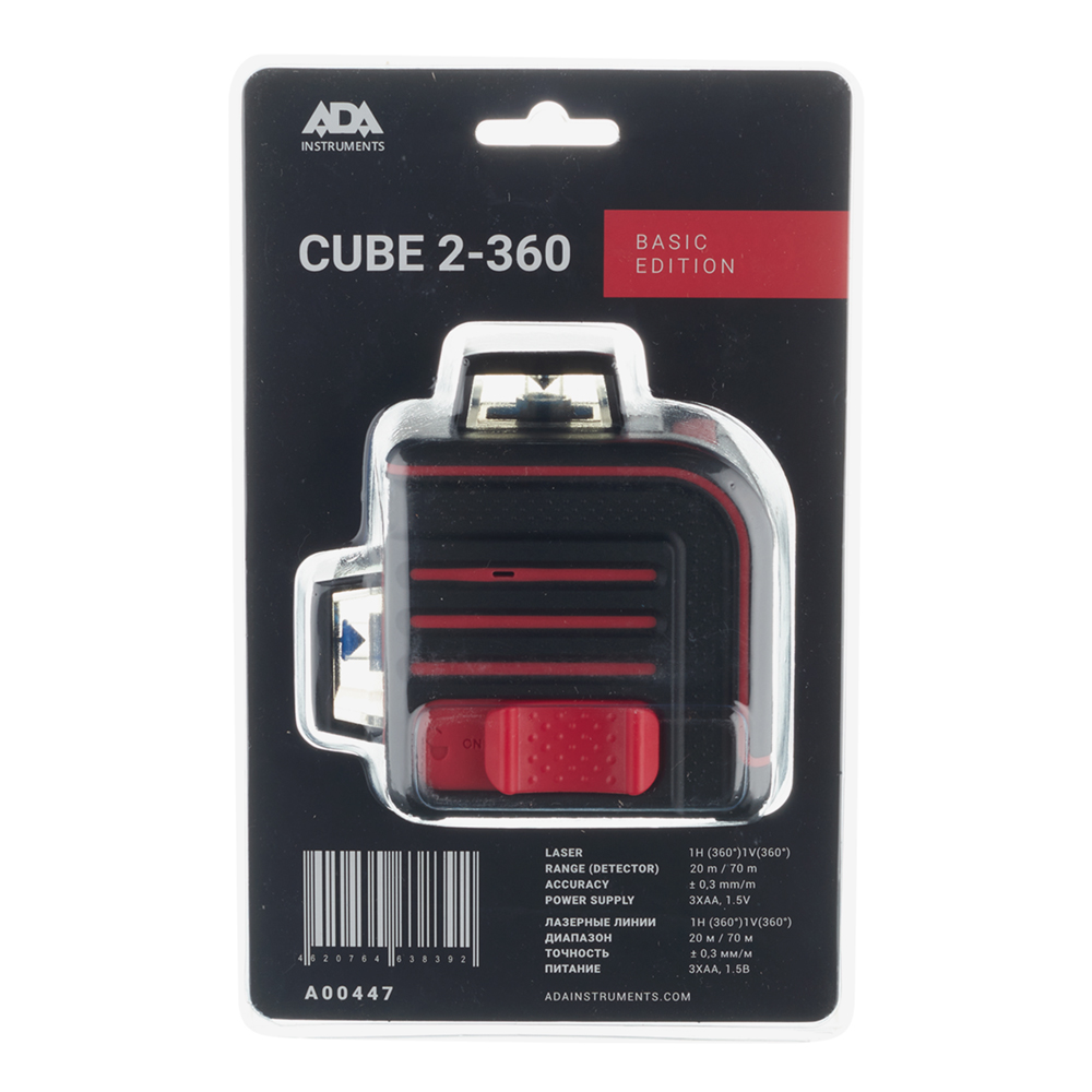Ada cube 360 basic. Ada Cube 2-360 Basic. Лазерный уровень ada Cube 360 Basic Edition. Ada instruments Cube 360 Basic Edition (а00443). Ada Cube 3-360 Green Basic Edition характеристики.