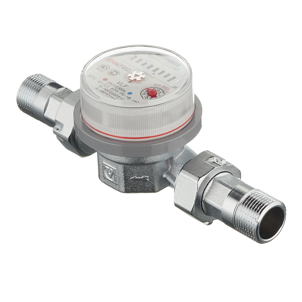 

Счетчик универсальный VALTEC DN20 105 мм со сгонами