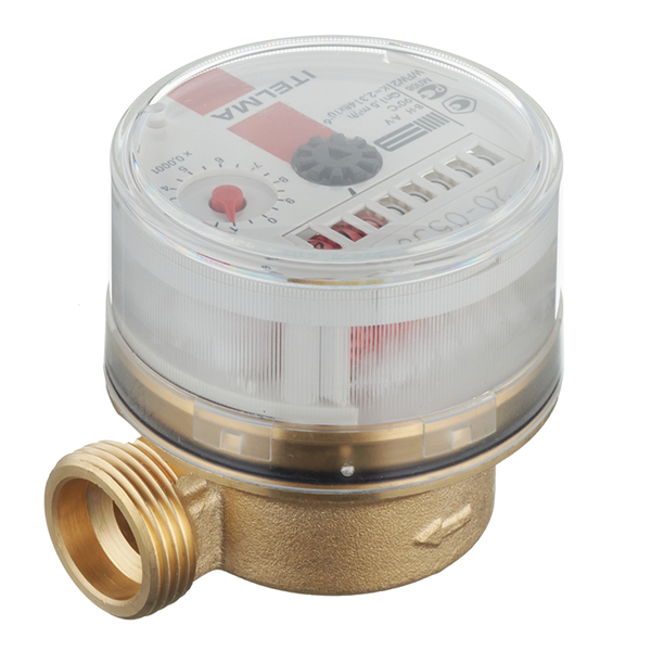 Счетчик для горячей воды Itelma WFW20 DN15 80 мм без сгонов — купить в ...