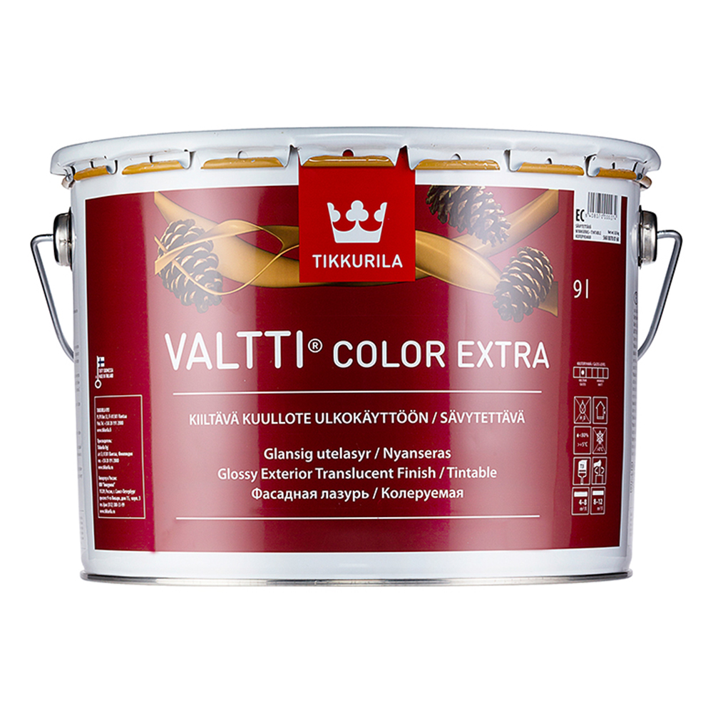 фото Антисептик tikkurila valtti color extra для дерева ec 9 л