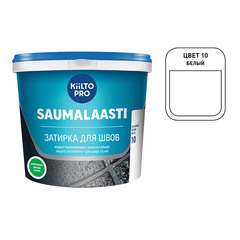 Затирка цементная Kiilto Saumalaasti 010 белая 1 кг