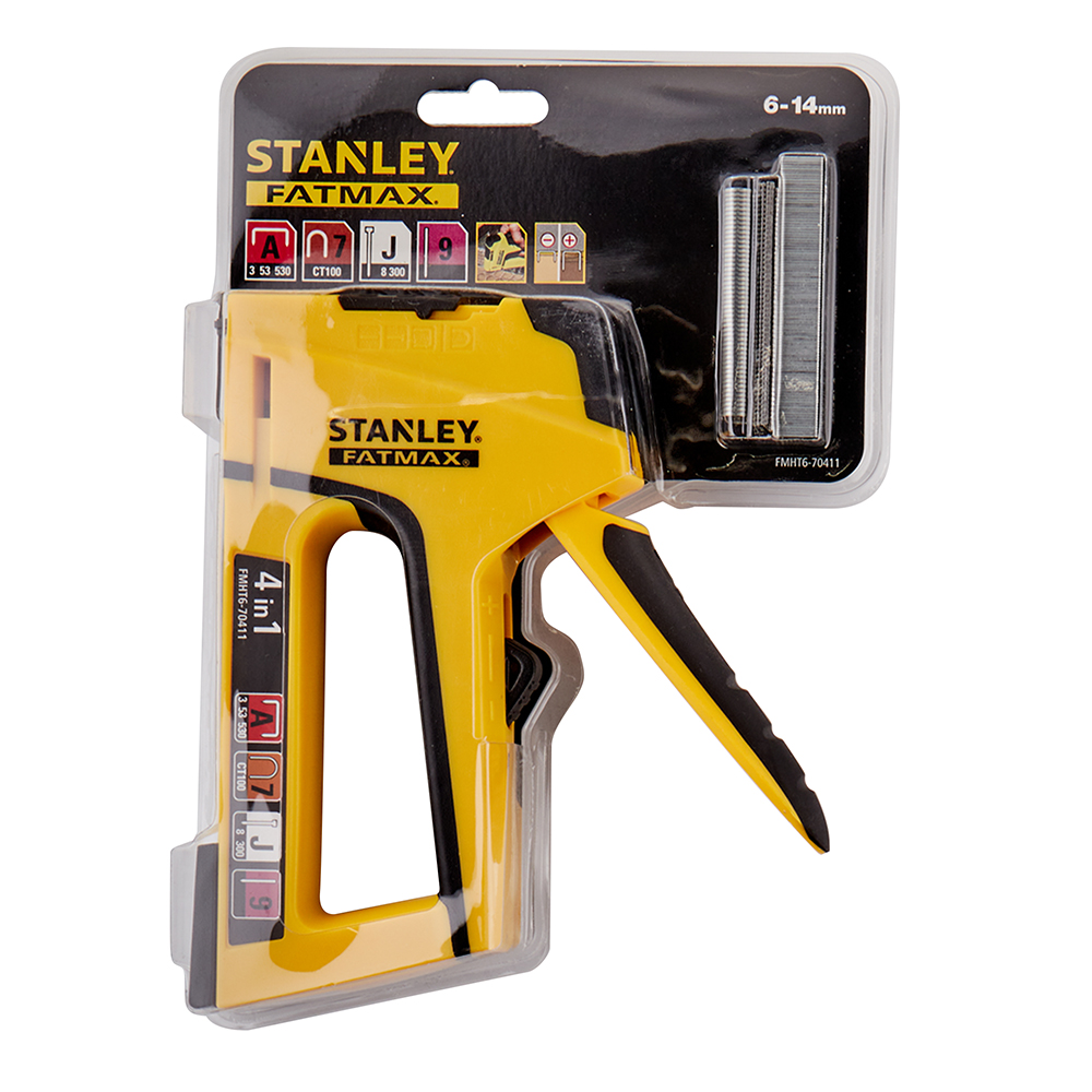 фото Степлер строительный stanley fatmax (fmht6-70411) 4 в 1 пластиковый