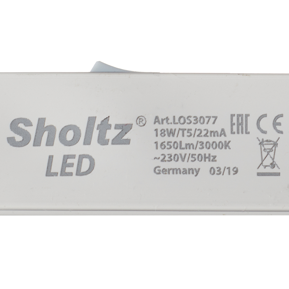 Светильник светодиодный накладной Sholtz 1200 мм 18 Вт 220-240 В 3000 К теплый свет IP20 от Петрович