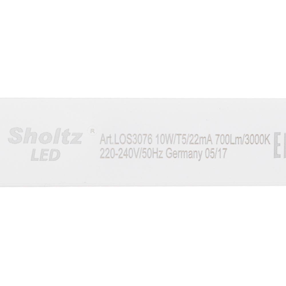 Светильник светодиодный накладной Sholtz 600 мм 10 Вт 175-240 В 3000 К теплый свет IP20 от Петрович