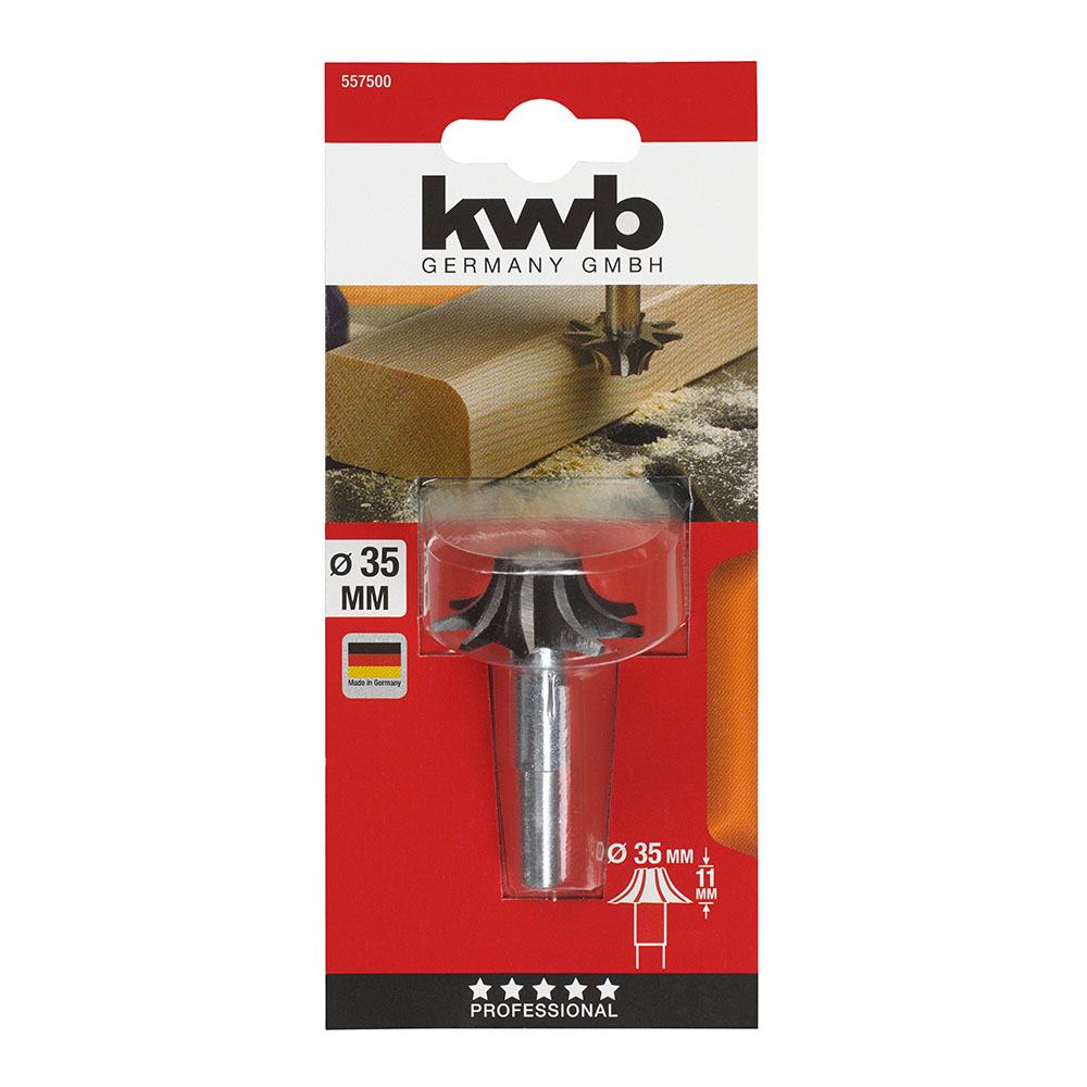 

Борфреза четвертная KWB (5575-00) по дереву d35 мм углеродистая сталь