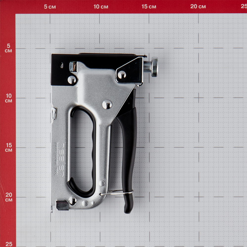 фото Степлер строительный для скоб hesler тип 53 металлический