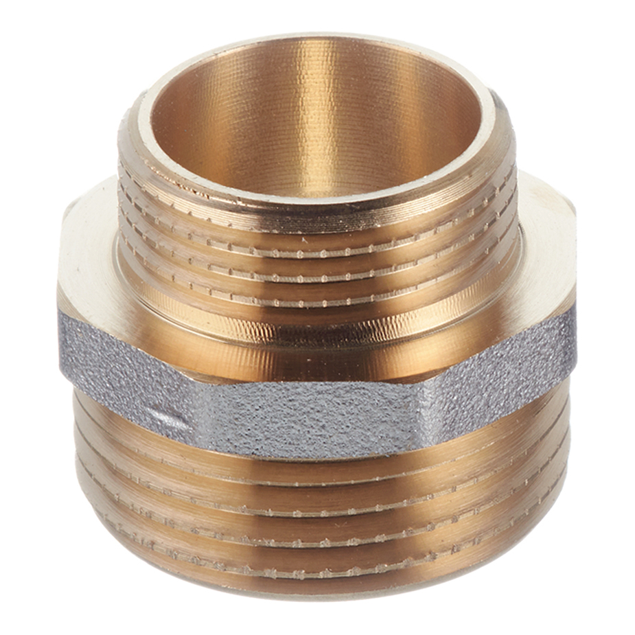 Ниппель переходной 1 НР(ш) х 3/4 НР(ш) латунный — купить в Петровиче в ...