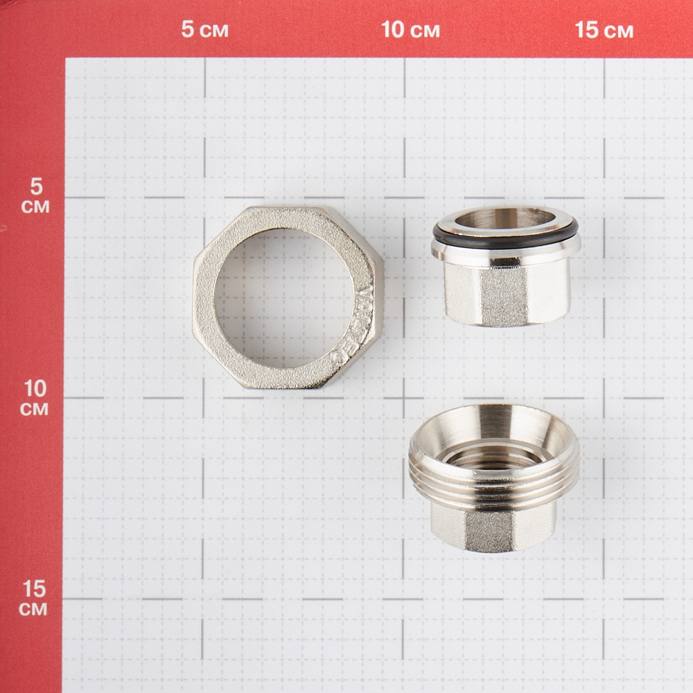 Американка прямая Valtec (VTr.340.N.0005) 3/4 ВР(г) х 3/4 ВР(г) латунная Вид№2