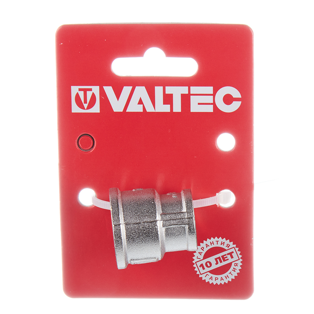 фото Муфта переходная valtec (vtr.240.n.0403) 1/2 вр(г) х 3/8 вр(г) латунная