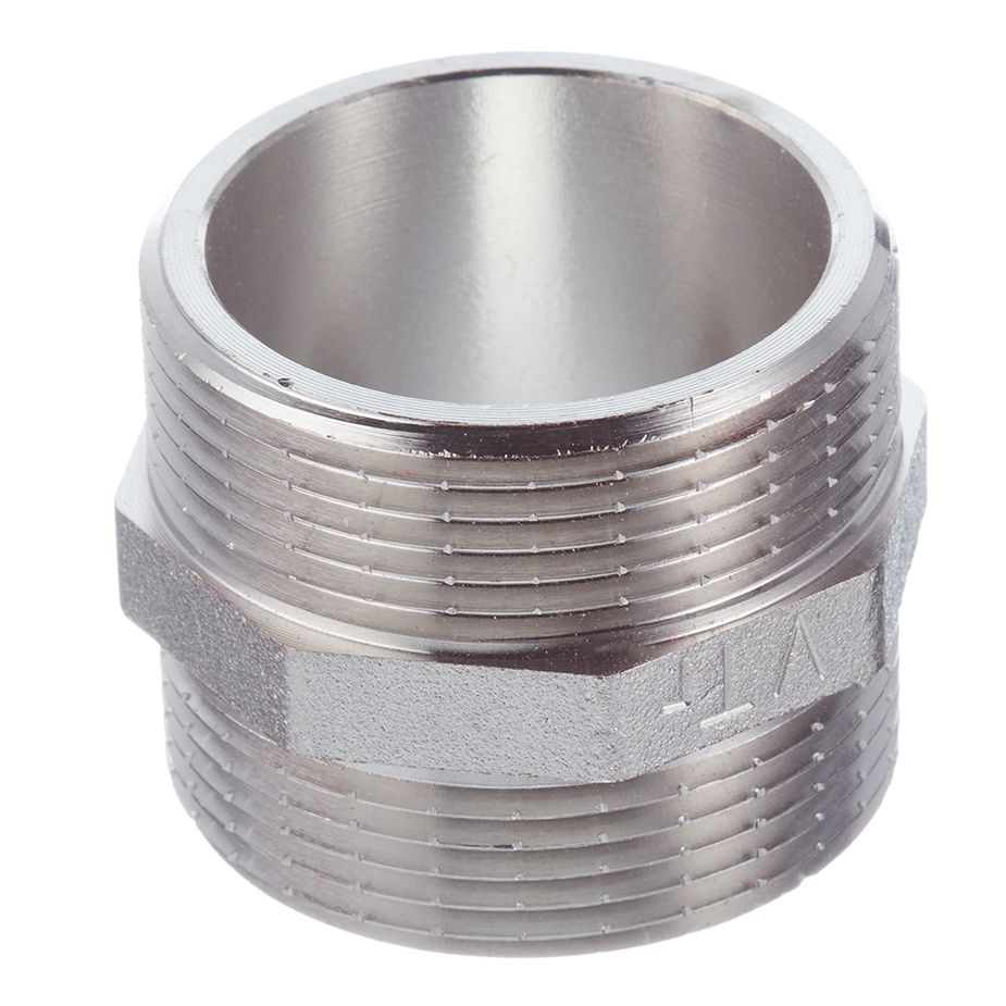 Ниппель VALTEC (VTr.582.N.0008) 1 1/2 НР(ш) х 1 1/2 НР(ш) латунный ...