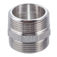 Ниппель Valtec (VTr.582.N.0007) 1 1/4 НР(ш) х 1 1/4 НР(ш) латунный