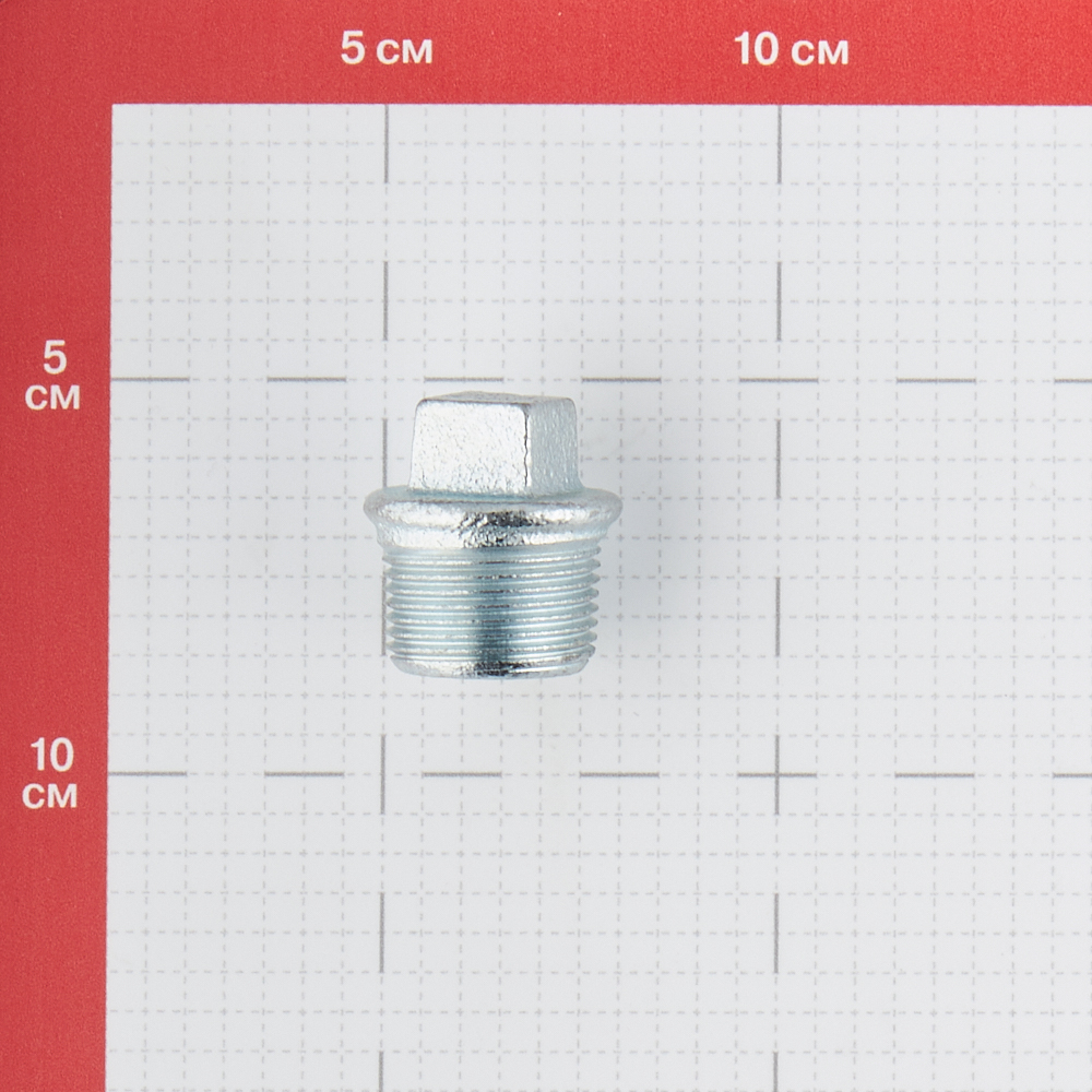 Заглушка Gebo (290-5V) 3/4 НР(ш) чугунная оцинкованная от Петрович