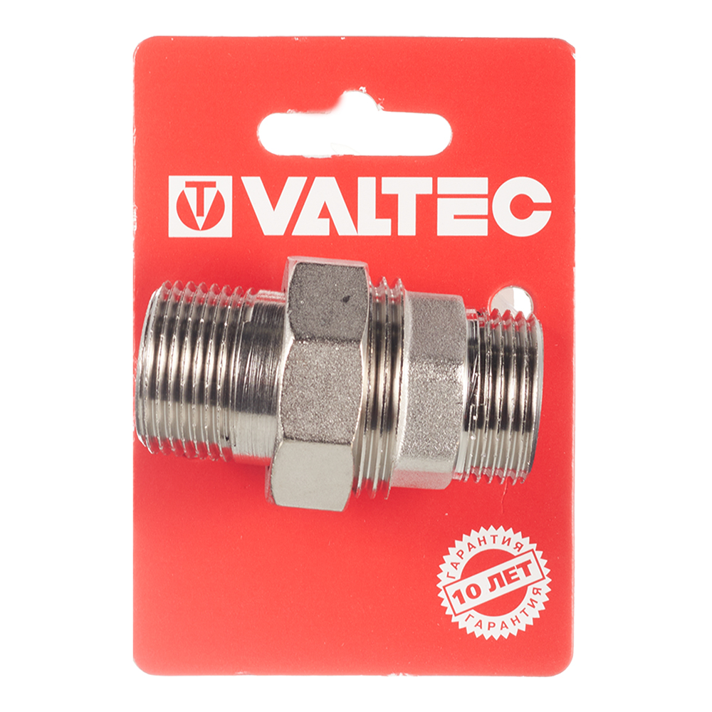 Американка прямая Valtec (VTr.728.N.0005) 3/4 НР(ш) х 3/4 НР(ш) латунная Вид№3