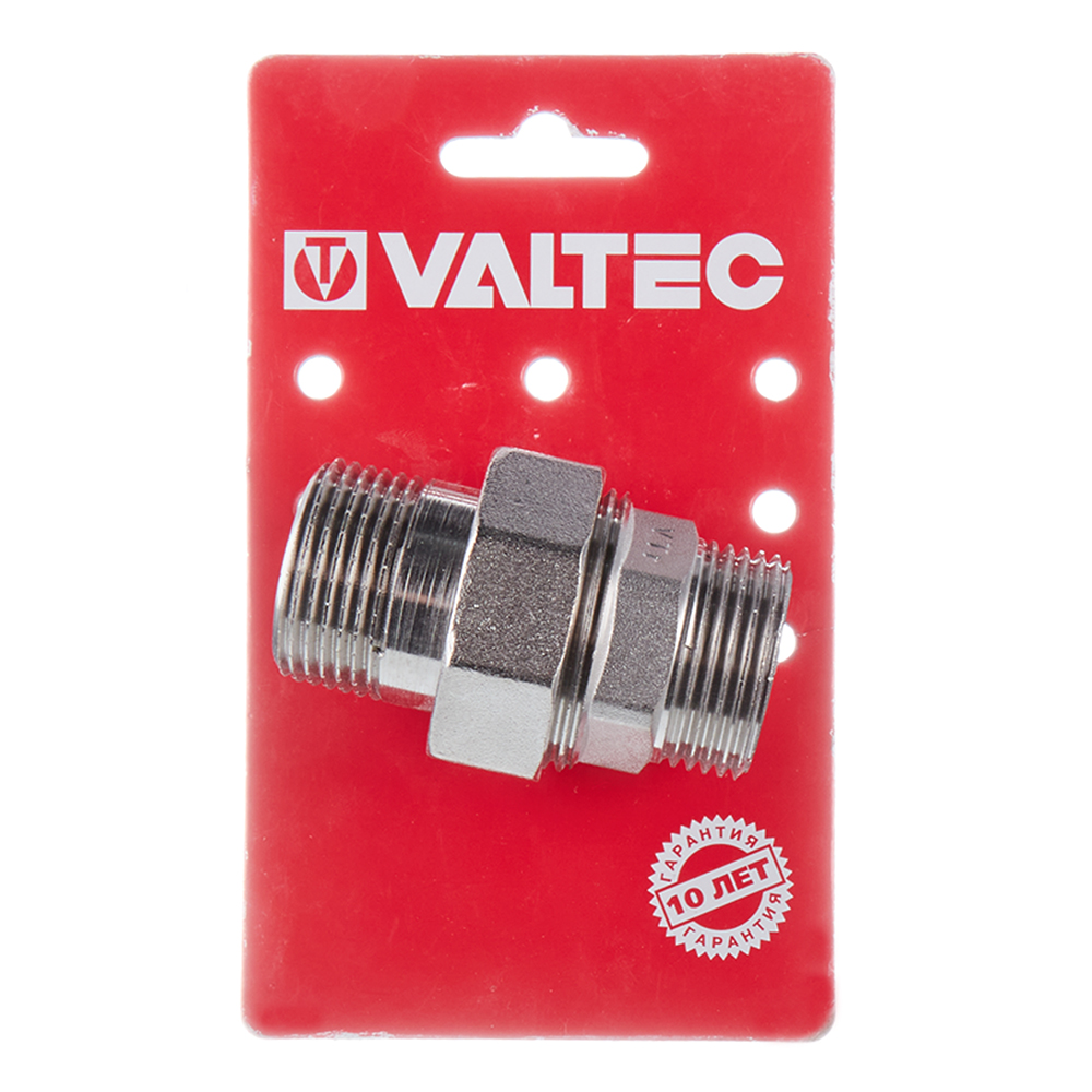 Американка прямая Valtec (VTr.728.N.0006) 1 НР(ш) х 1 НР(ш) латунная Вид№3