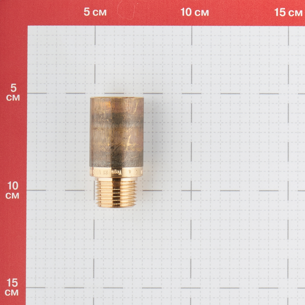фото Удлинитель viega (355005) 40 мм х 1/2 вр(г) х 1/2 нр(ш) бронзовый