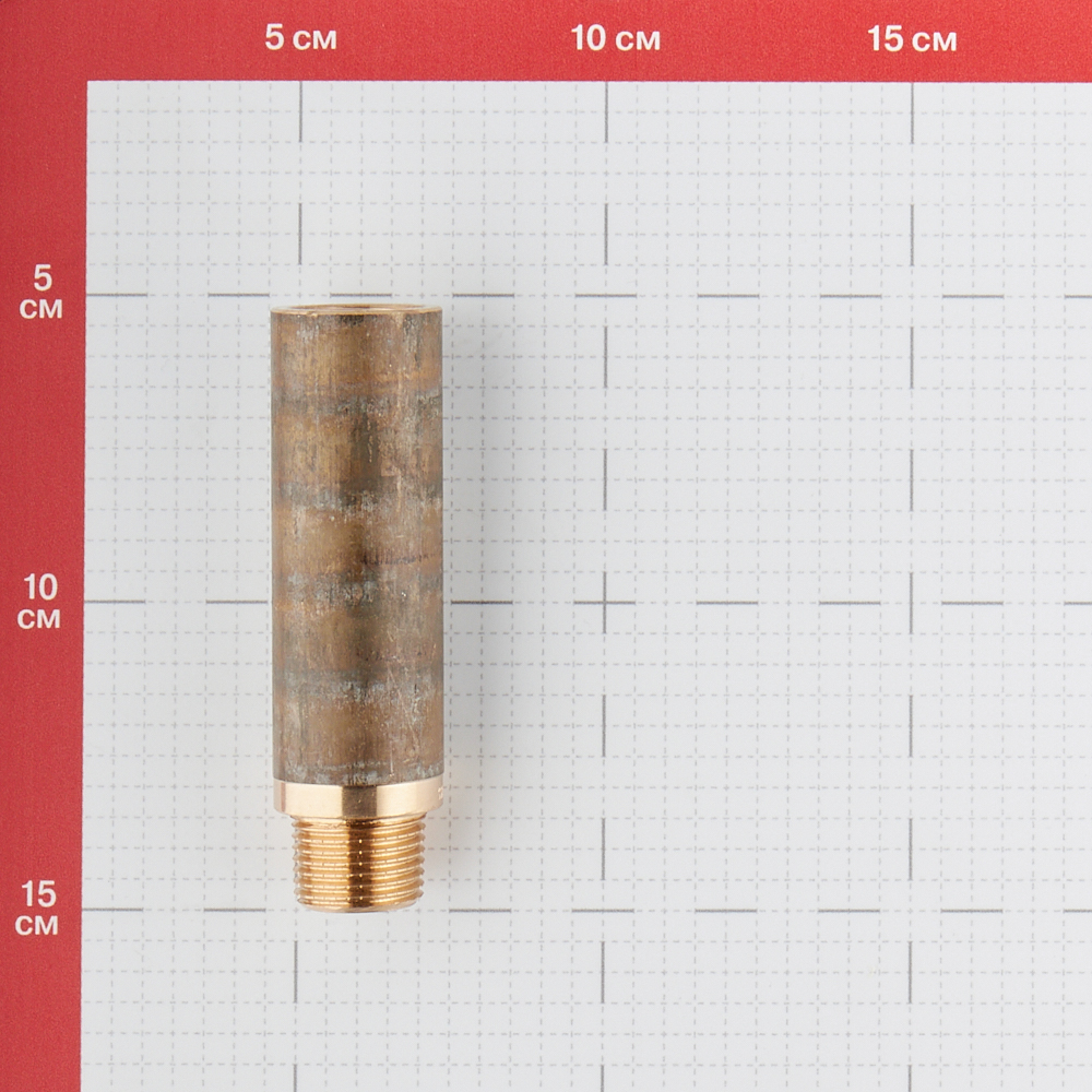 фото Удлинитель viega (357238) 80 мм х 1/2 вр(г) х 1/2 нр(ш) бронзовый