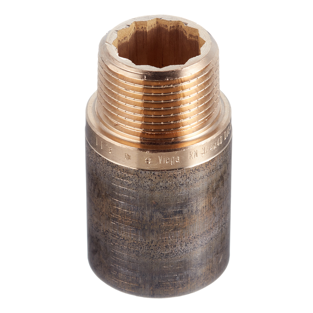 Удлинитель Viega (355050) 40 мм х 3/4 ВР(г) х 3/4 НР(ш) бронзовый