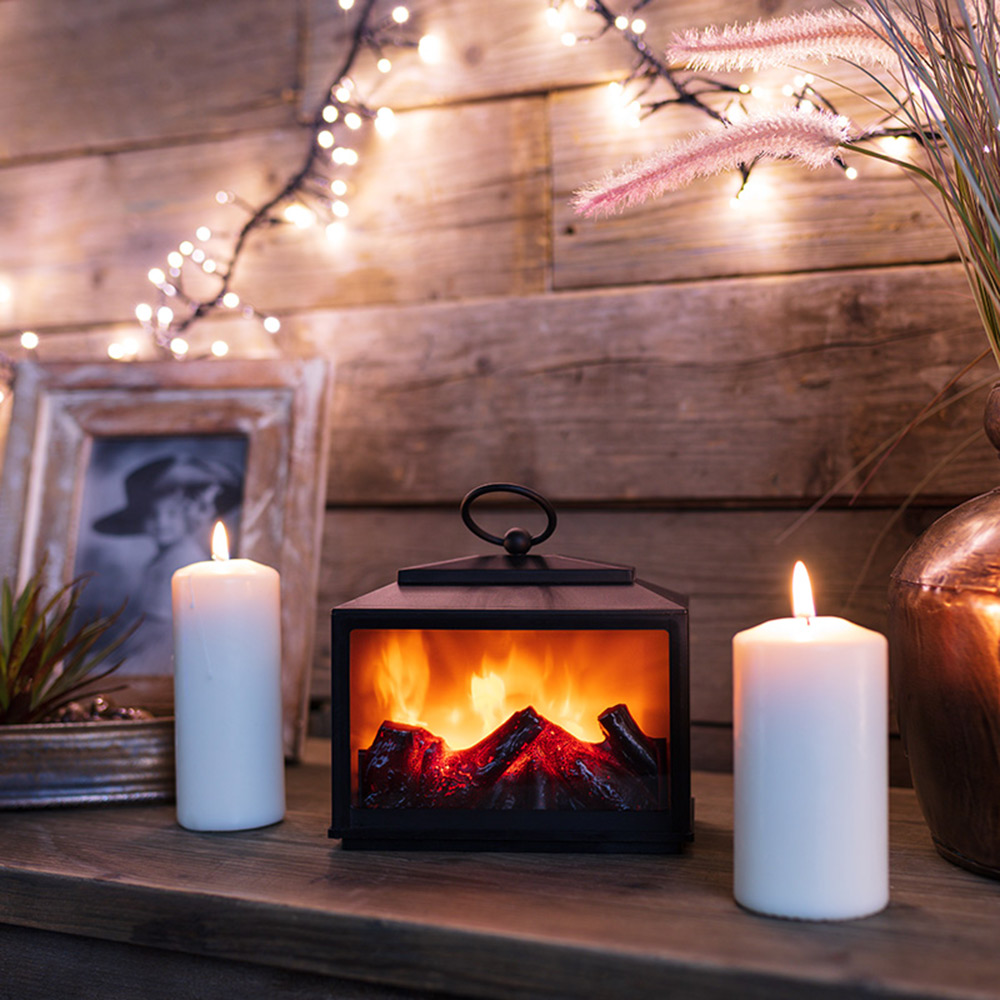 

Камин светильник светодиодный Neon-Night Сканди с эффектом живого огня коричневый (511-033)