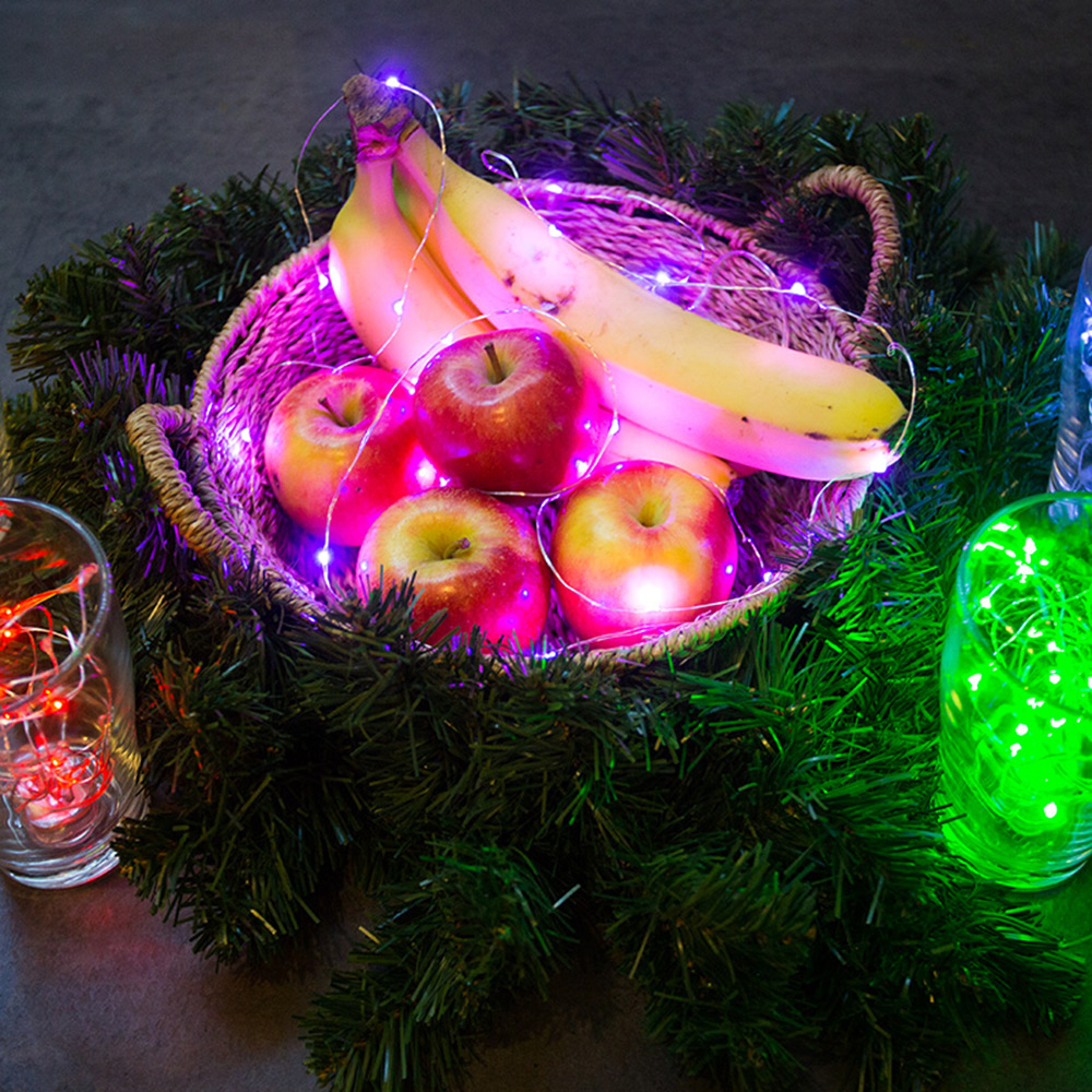 фото Новогоднее украшение венок еловый neon-night (307-141) венок 30 см зеленый