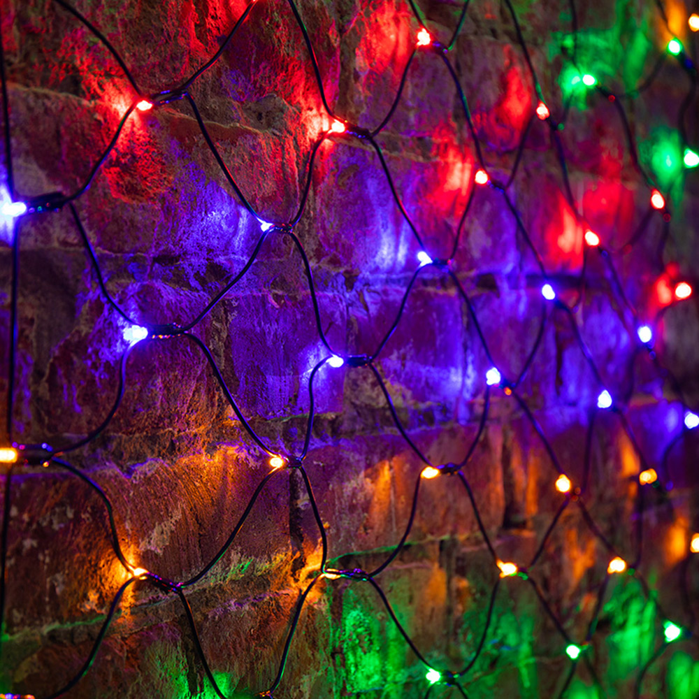 фото Гирлянда светодиодная neon-night сеть 160 led свечение мультиколор 1х1,5 м (215-119)