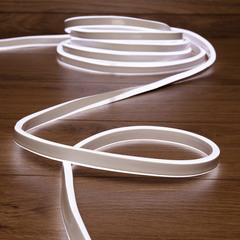 Неон гибкий светодиодный Neon-Night 120 LED свечение белое 5 м с комплектом для подключения (131-005)
